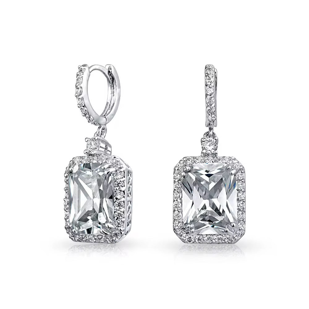 Boucles Argent & Zircon - Dakar