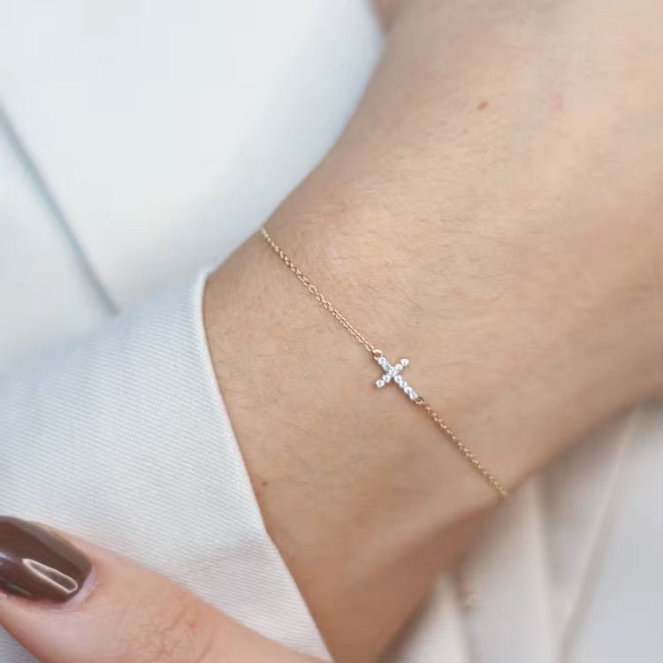 Bracelet Croix en Argent - Dakar